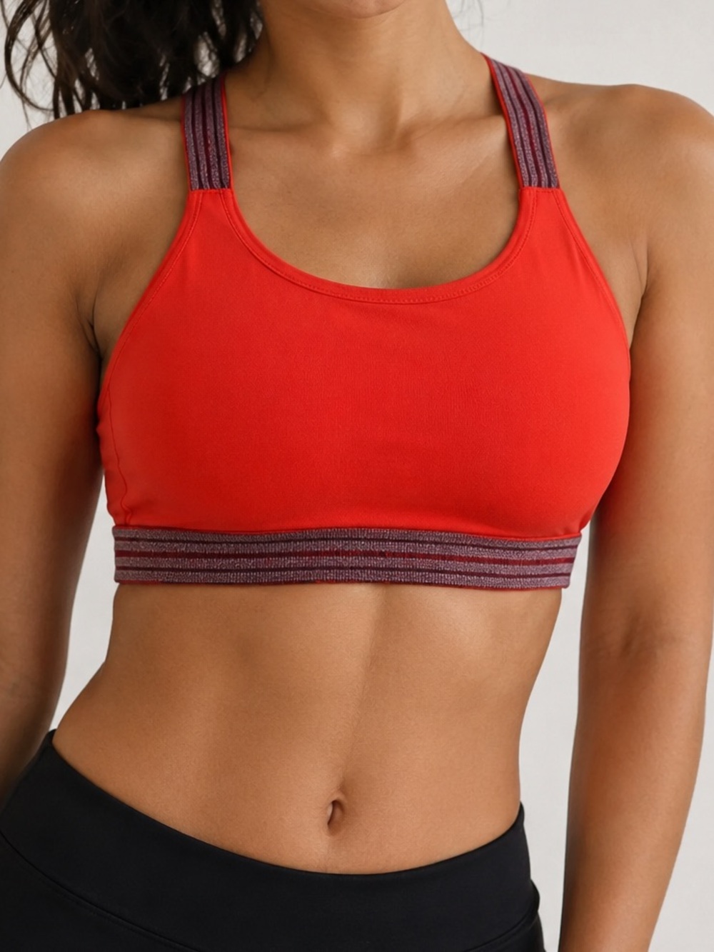 FREE PEOPLE Solid Practice Makes Perfect Orange Red Fire Sports Bra Small